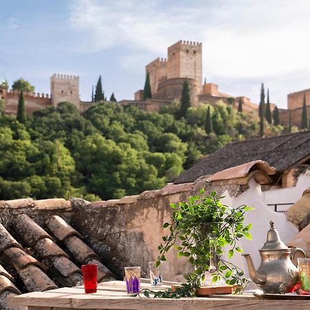 El Rincon Nazari - Vistas A La Alhambra Y Terraza Appartement Granada Buitenkant foto