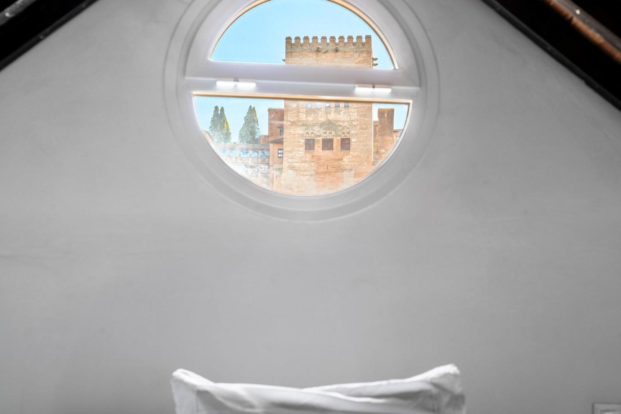 El Rincon Nazari - Vistas A La Alhambra Y Terraza Appartement Granada Buitenkant foto