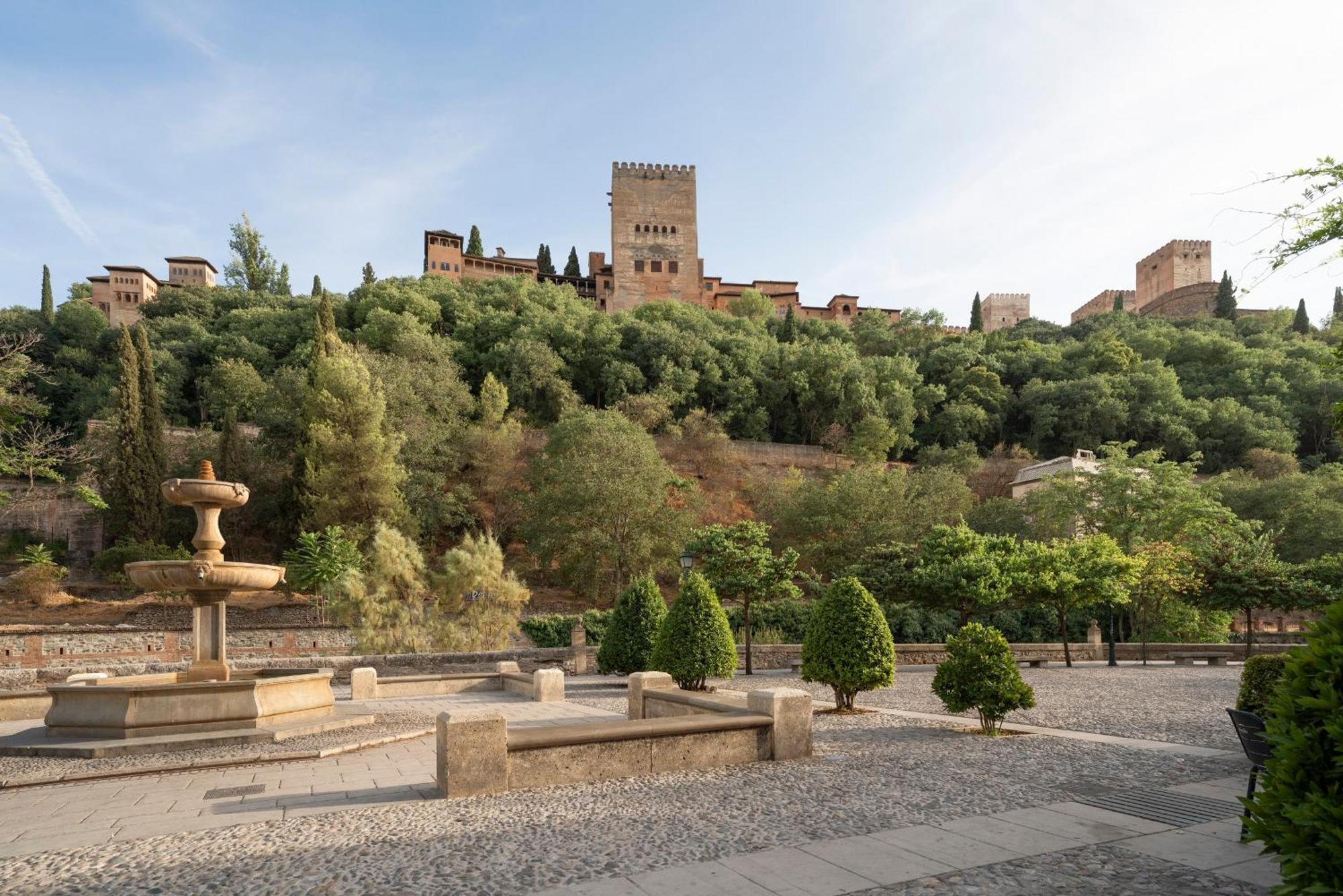 El Rincon Nazari - Vistas A La Alhambra Y Terraza Appartement Granada Buitenkant foto